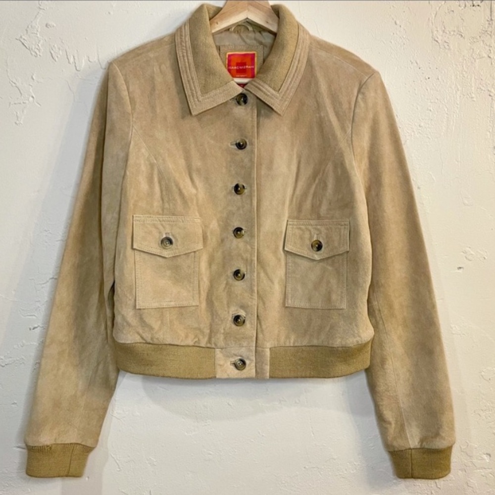 Genuine Suede Jacket Isaac Mizrahi